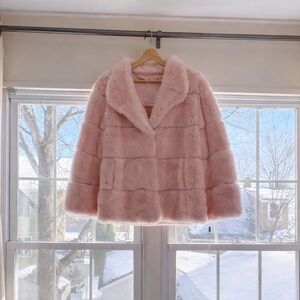 100% Genuine Rex Rabbit Fur Coat Brand New with Tags